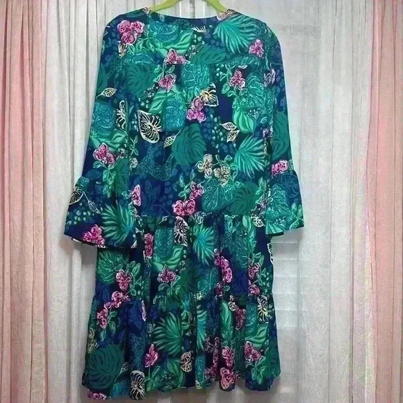 NWT Lilly Pulitzer Sz 6 Gabriel Dress Sz 6 LOW TIDE NAVY LIFE OF PARTY Item#Y - Picture 13 of 13